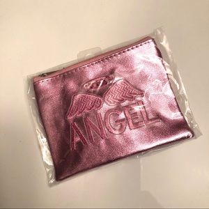 Metallic Pink Angel Coin Purse